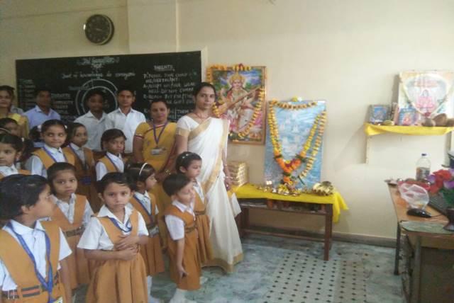 Hariyali Teej Celebration at Maharishi Vidya Mandir Narsinghpur